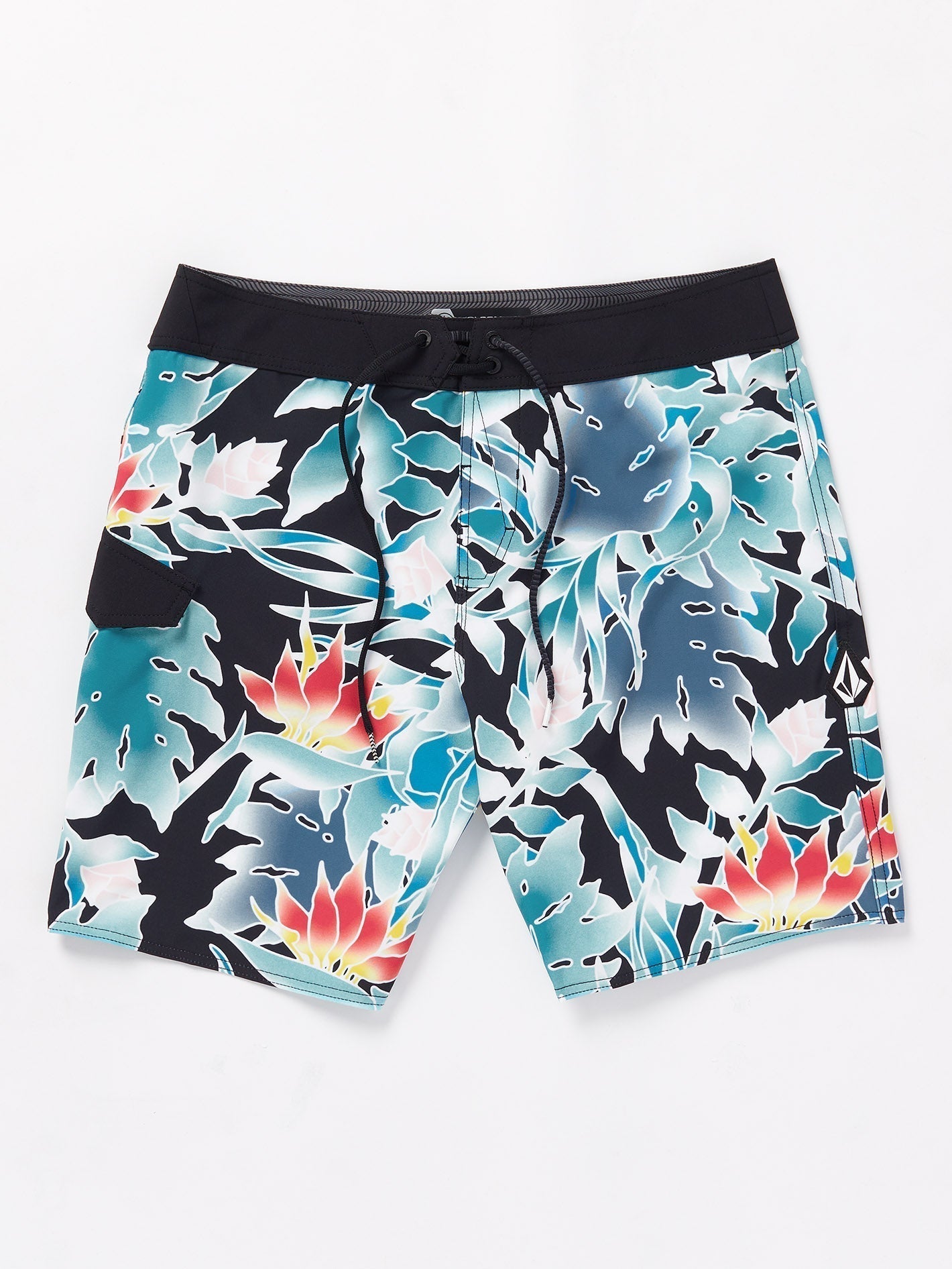 Leaf It Mod 19" Boardshorts - SCHWARZ