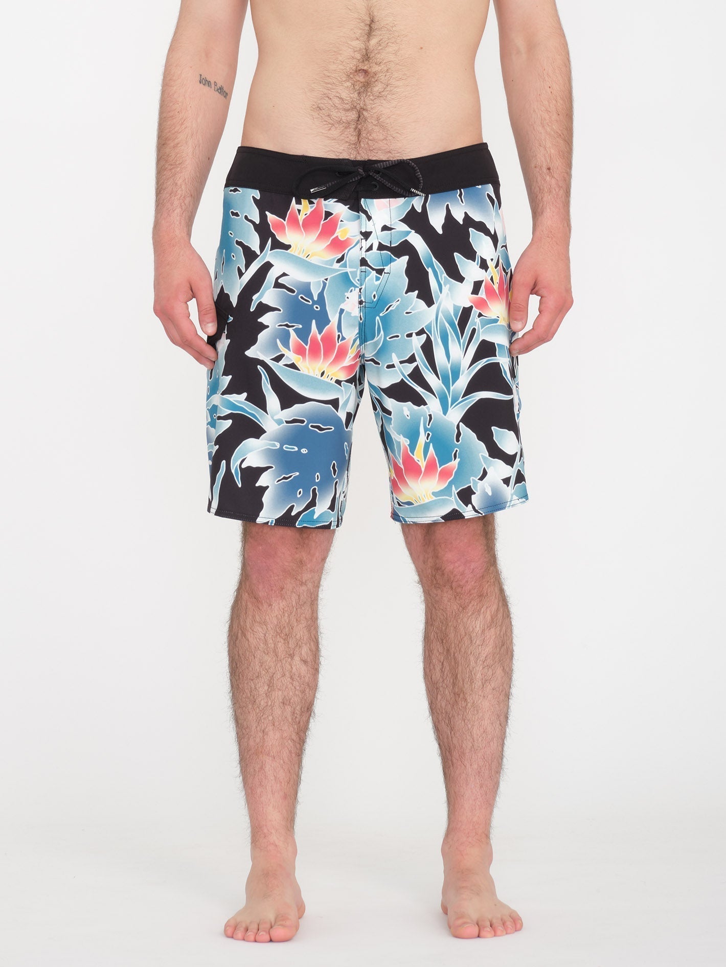 Boardshort Leaf It Mod 19" - BLACK