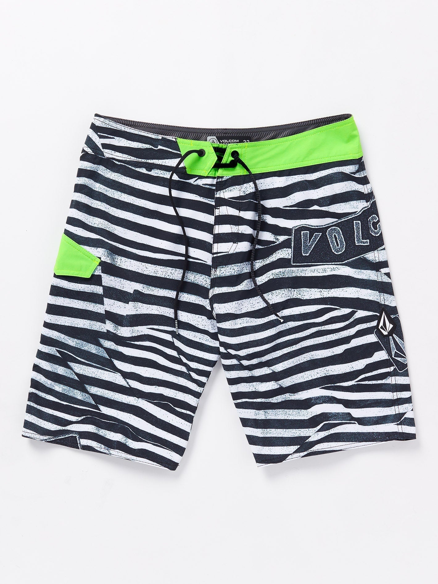 Boardshort Lido Print Mod 20" - ELECTRIC GREEN