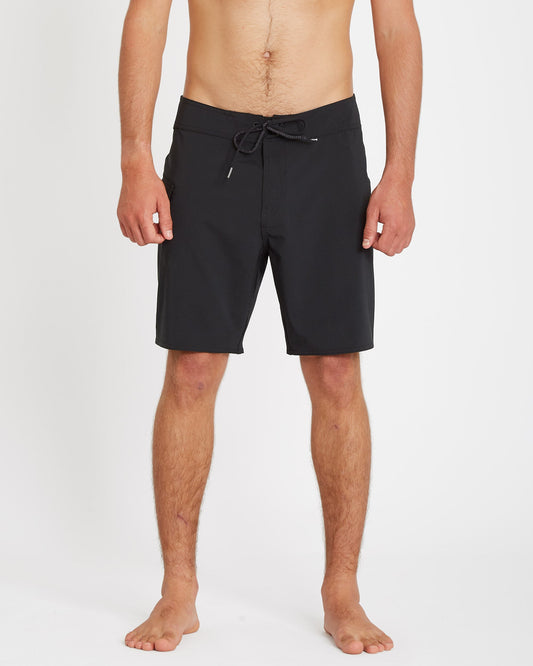 Lido Solid Mod 18" Boardshorts - SCHWARZ
