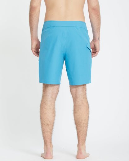 Lido Solid Mod 18" Boardshorts - BAY BLUE