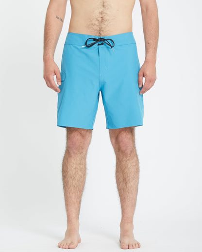 Lido Solid Mod 18" Boardshorts - BAY BLUE