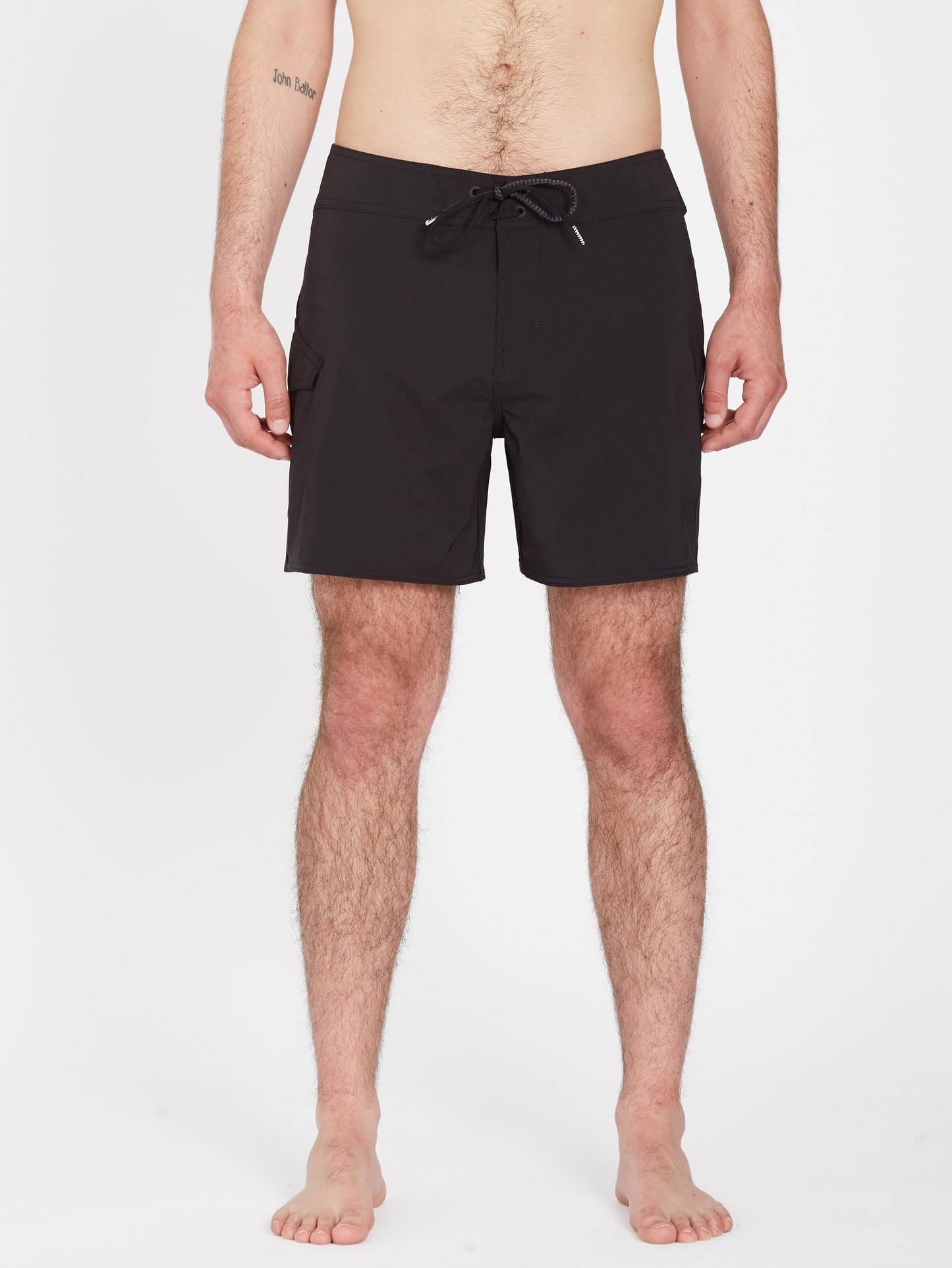 Lido Solid Mod 16" Boardshort - BLACK