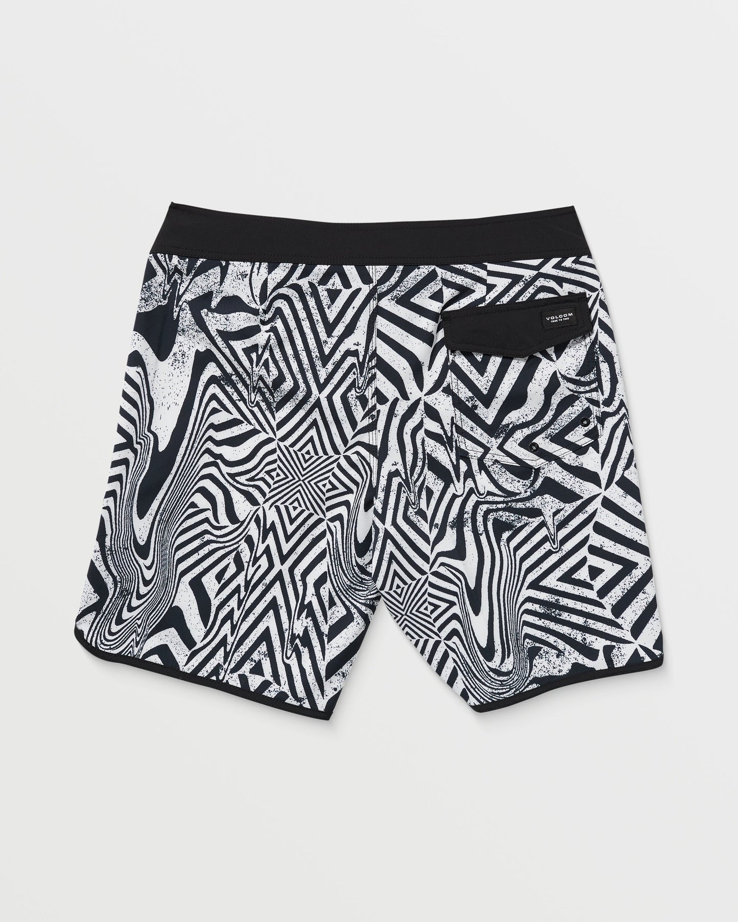 Infuse Scallop Mod 19" Boardshorts - Weiß Schwarz