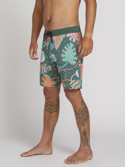 Boardshort Scrap Stoney 19" - Cedar Green