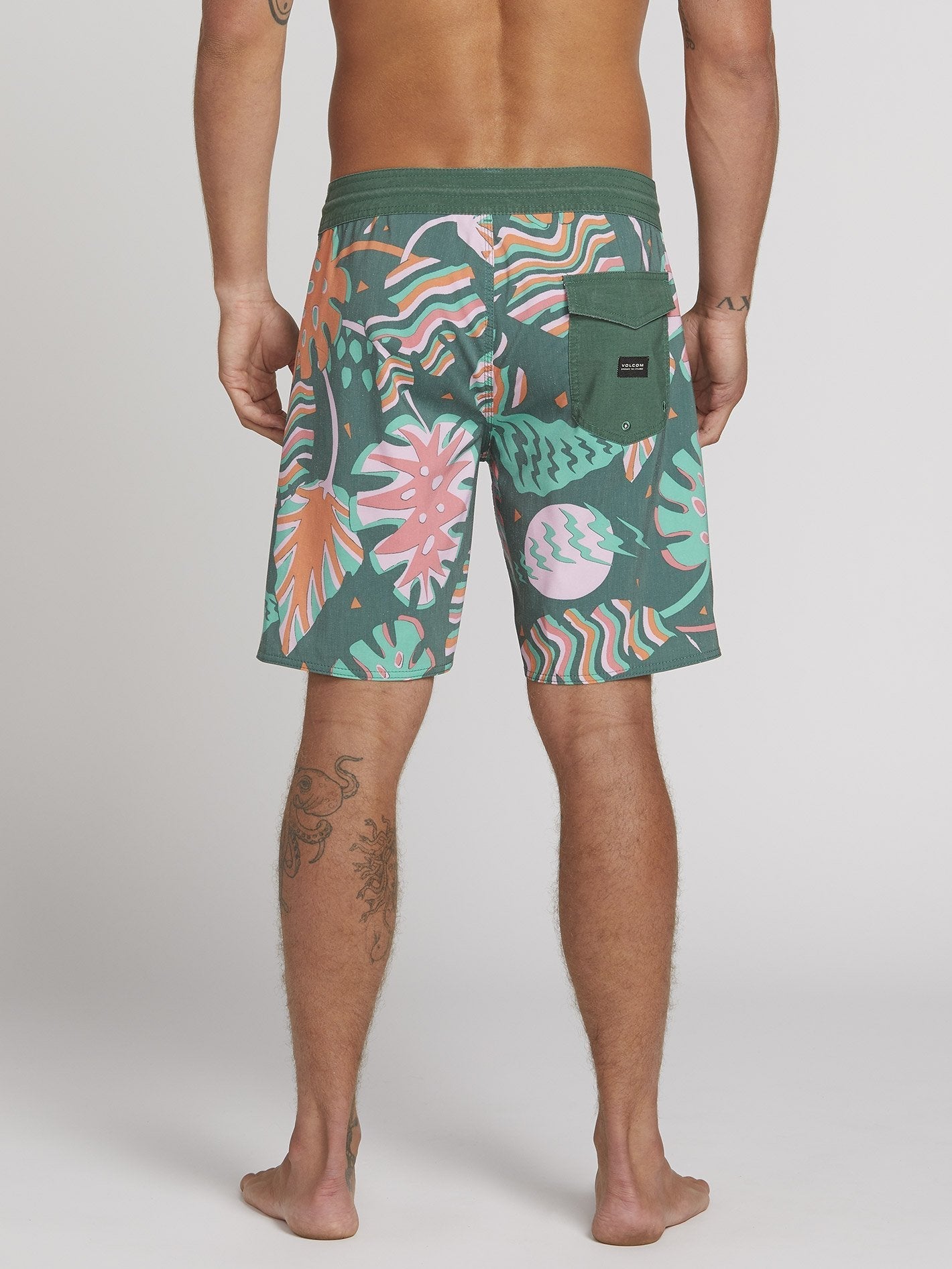 Boardshort Scrap Stoney 19" - Cedar Green