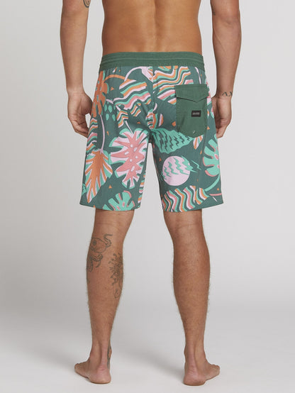 Boardshort Scrap Stoney 19" - Cedar Green