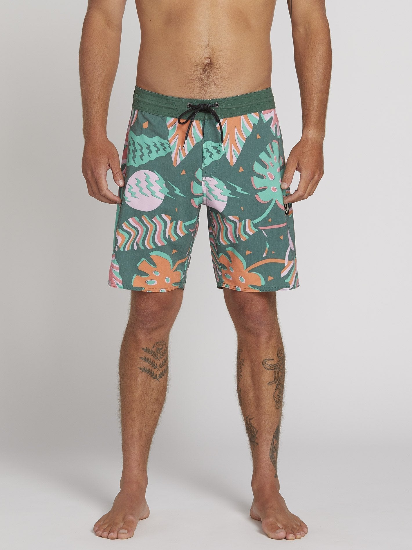 Boardshort Scrap Stoney 19" - Cedar Green