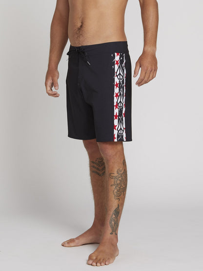 Boardshort Freedom Stones 19" - Black