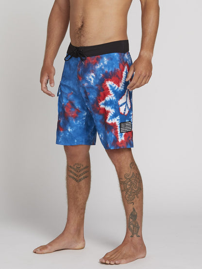 Boardshort Peace Mod 20" - Indigo