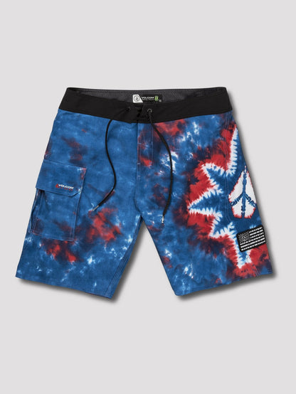 Boardshort Peace Mod 20" - Indigo
