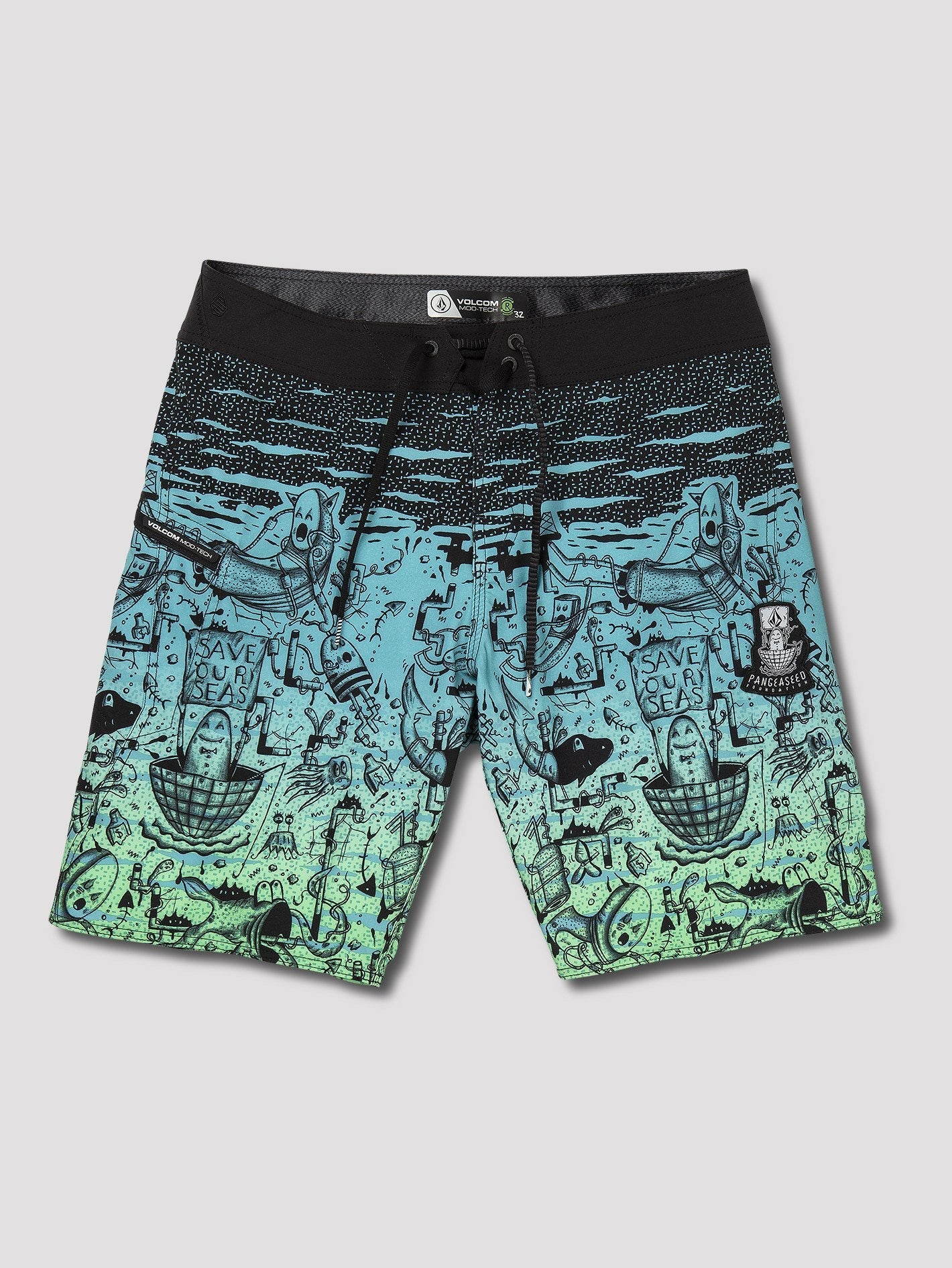 Pangeaseed Mod 20" Boardshorts - Blue Bird