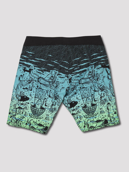Pangeaseed Mod 20" Boardshorts - Blue Bird