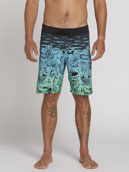 Pangeaseed Mod 20" Boardshorts - Blue Bird