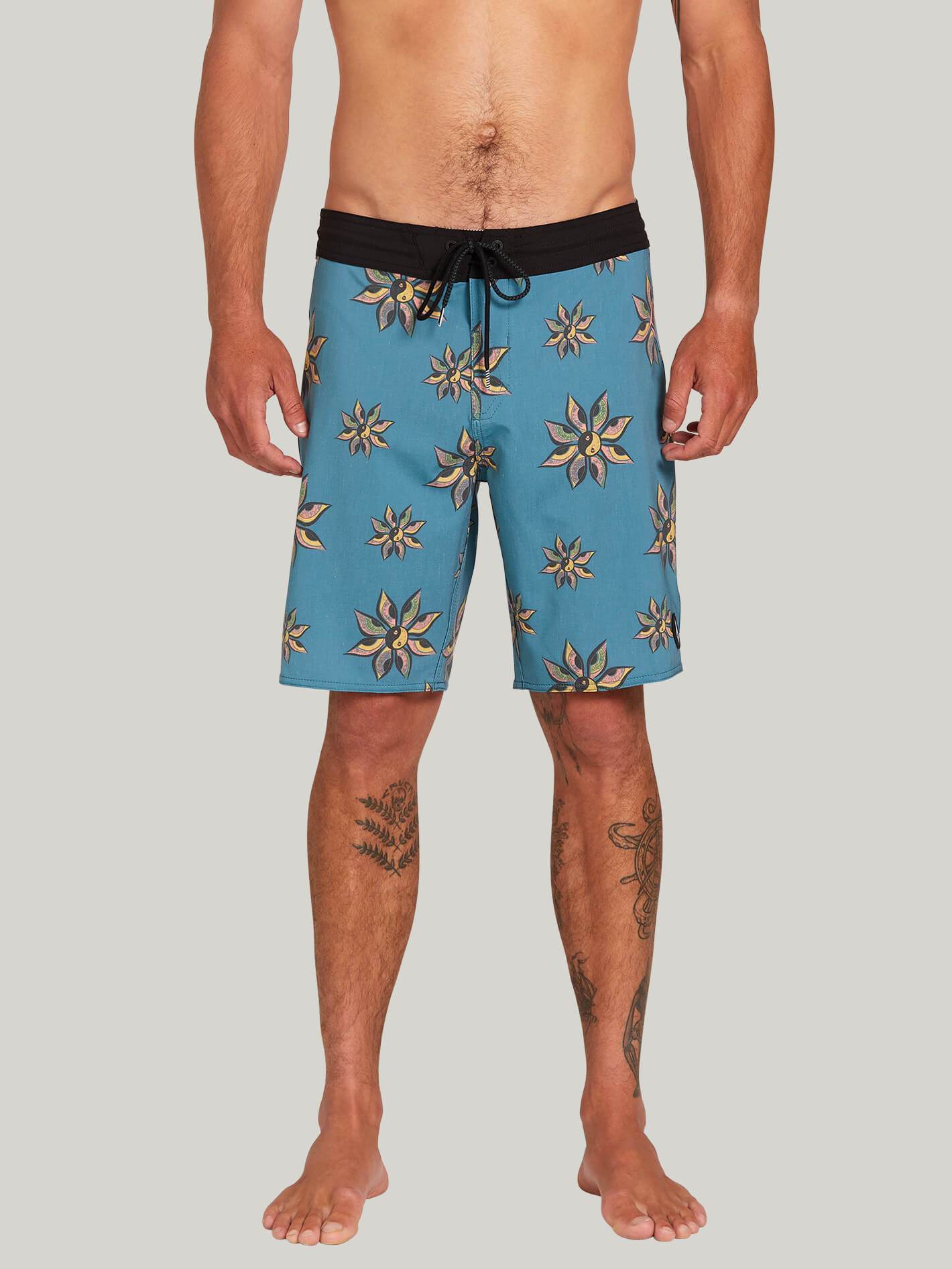 Burch Stoney 19" Boardshort - HYDRO BLUE