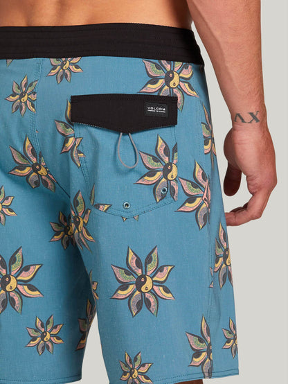Burch Stoney 19" Boardshort - HYDRO BLUE