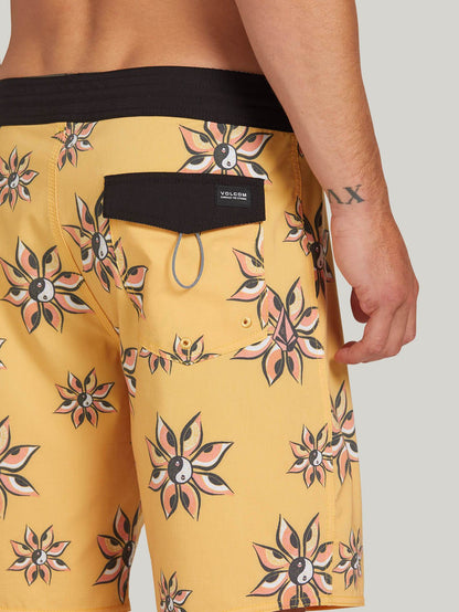 Burch Stoney 19" Boardshorts - MINERALGELB