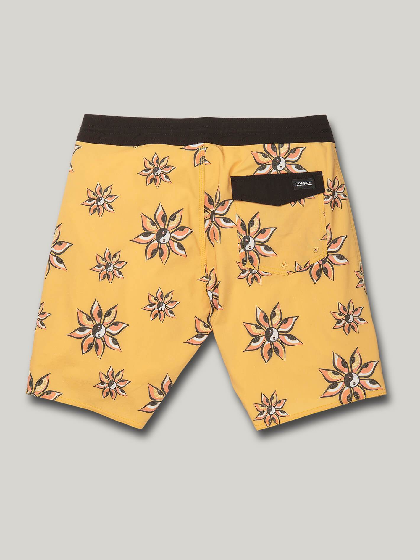 Burch Stoney 19" Boardshorts - MINERALGELB