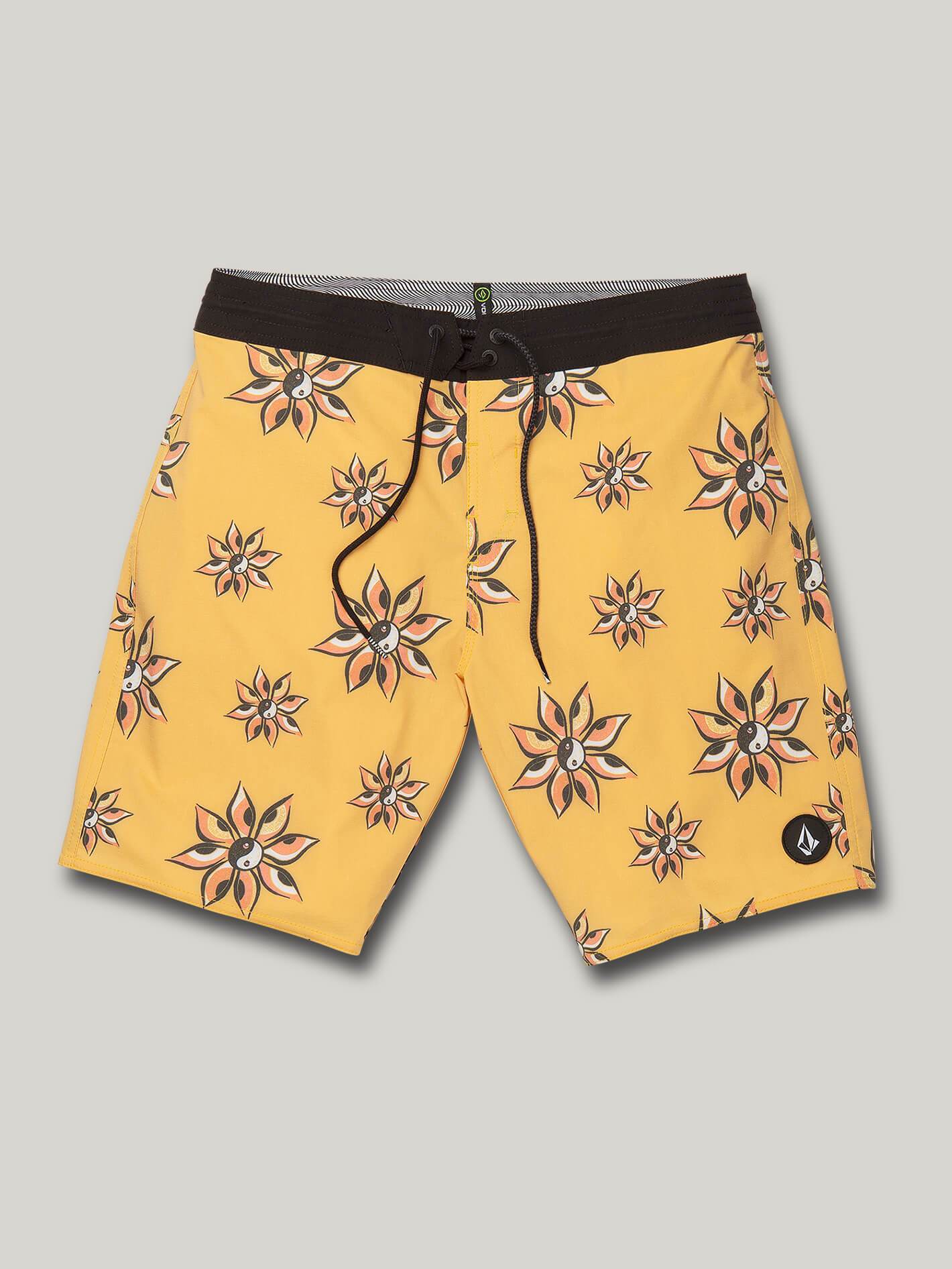 Burch Stoney 19" Boardshorts - MINERALGELB