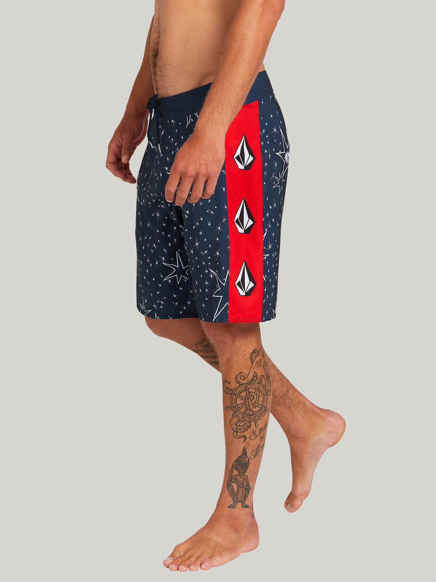 Boardshort Stars And Stones Mod 20" - NAVY