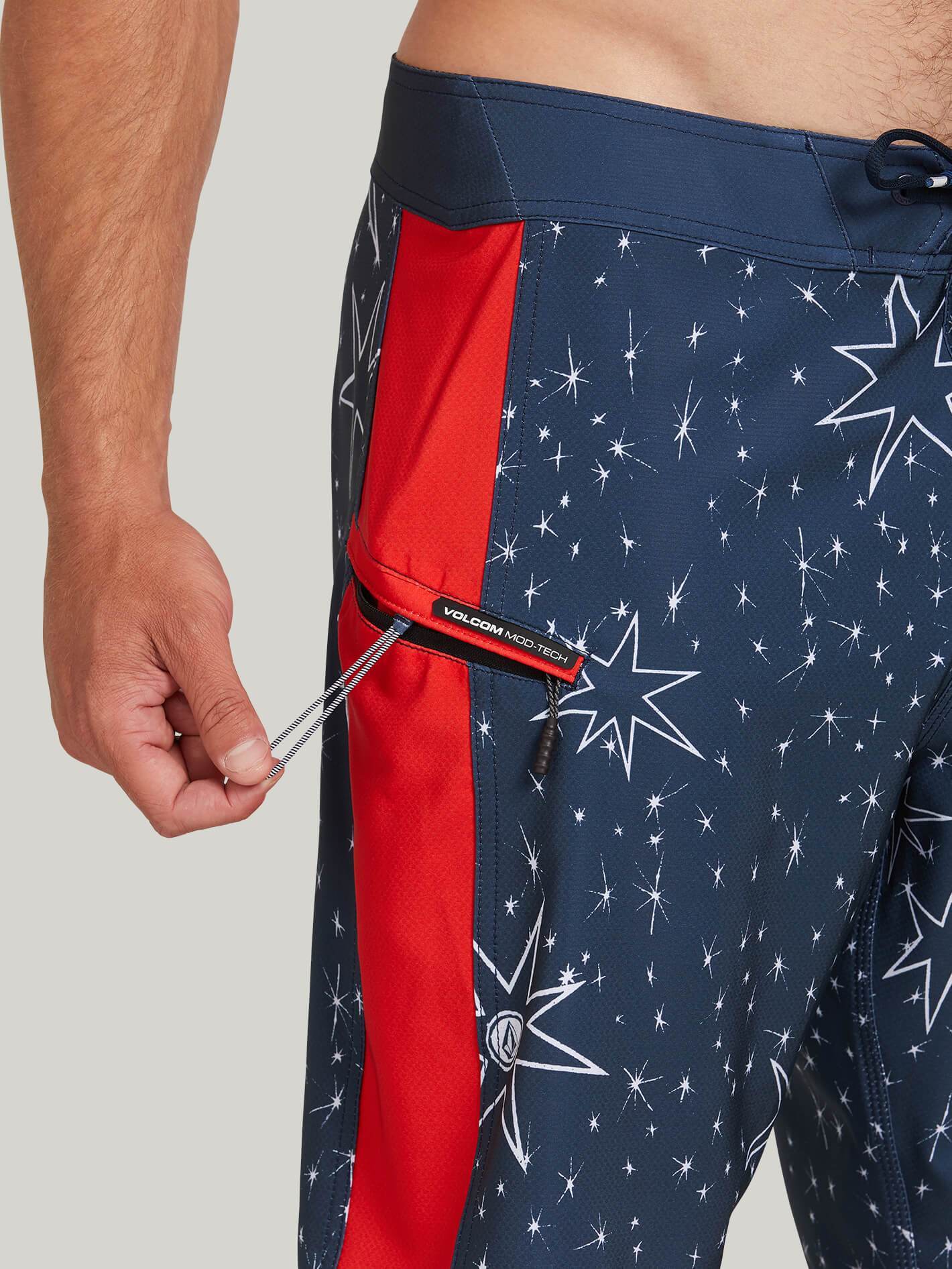 Boardshort Stars And Stones Mod 20" - NAVY