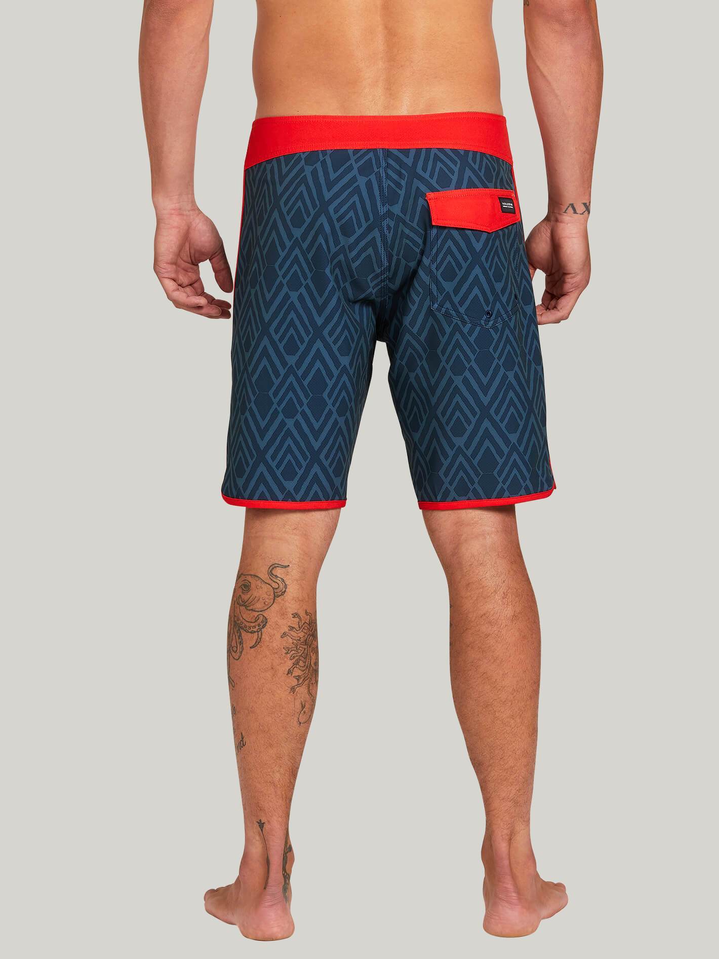 Echo Mod 19" Boardshorts - VERBLASSTES MARINEBLAU