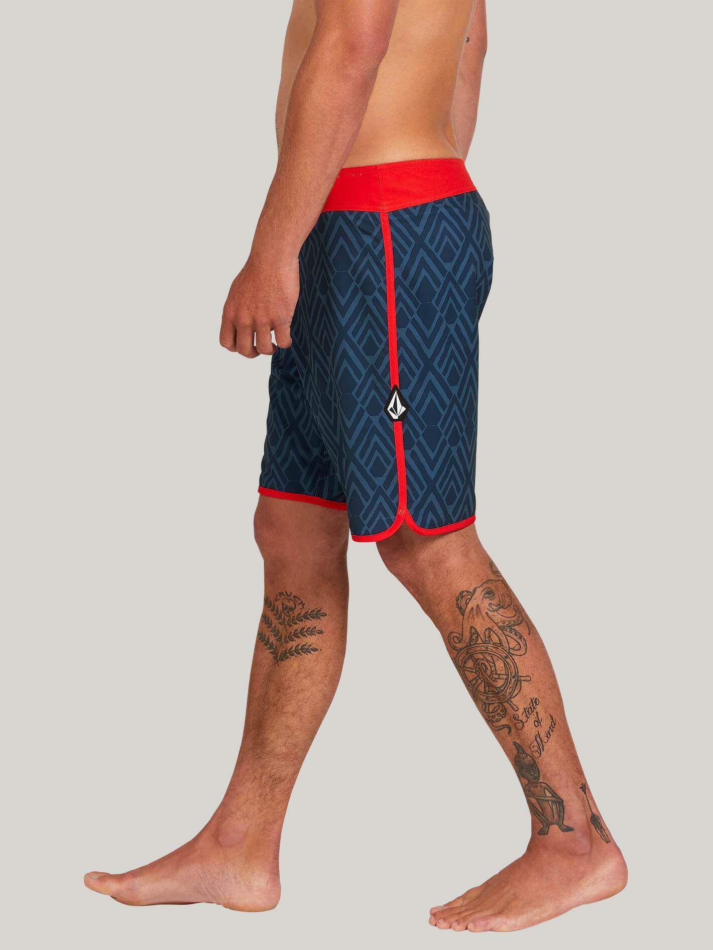 Echo Mod 19" Boardshorts - VERBLASSTES MARINEBLAU