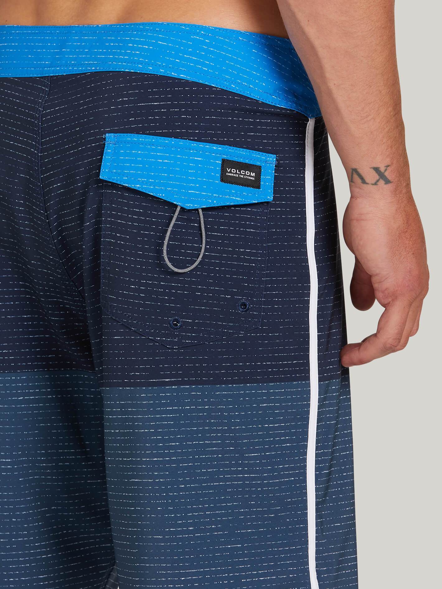 Lido Scallop Mod 20" Boardshort - FADED NAVY