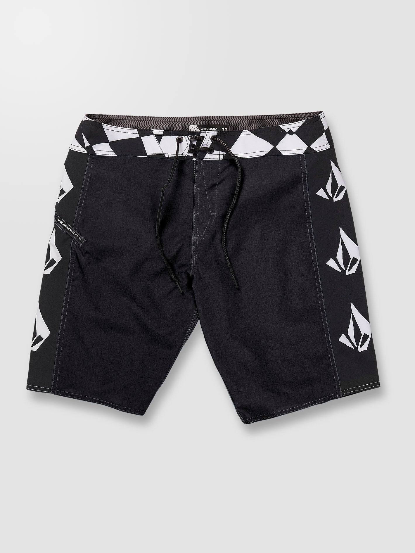 Boardshort Surf Vitals Yago Dora Mod-Tech 19" - BLACK