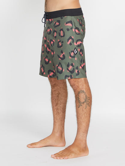 Stone Party Animals Stoney 19" Boardshorts - MILITÄR