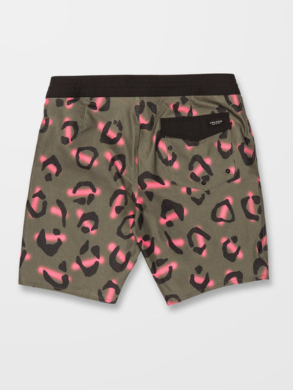 Stone Party Animals Stoney 19" Boardshorts - MILITÄR