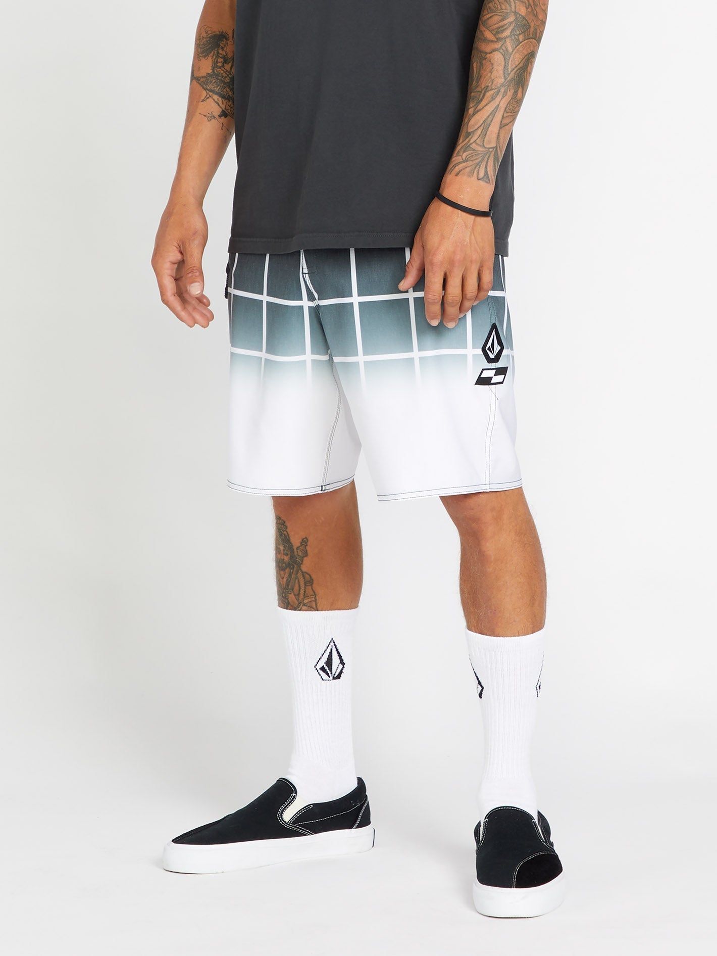 Schroff X Volcom Stoney 19" Boardshorts - Black