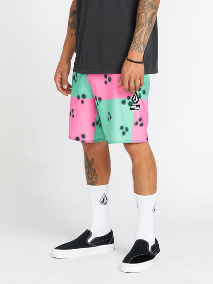 Boardshort Schroff X Volcom Stoney 19" - Dusty Aqua