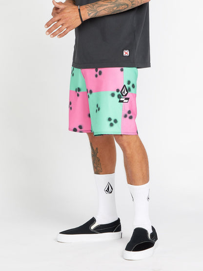 Boardshort Schroff X Volcom Stoney 19" - Dusty Aqua