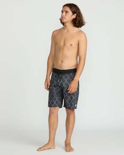Misdormeaner Stoney 19" Boardshort - Black