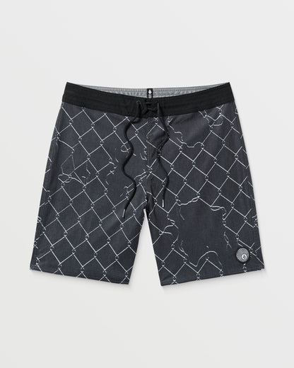Misdormeaner Stoney 19" Boardshort - Black
