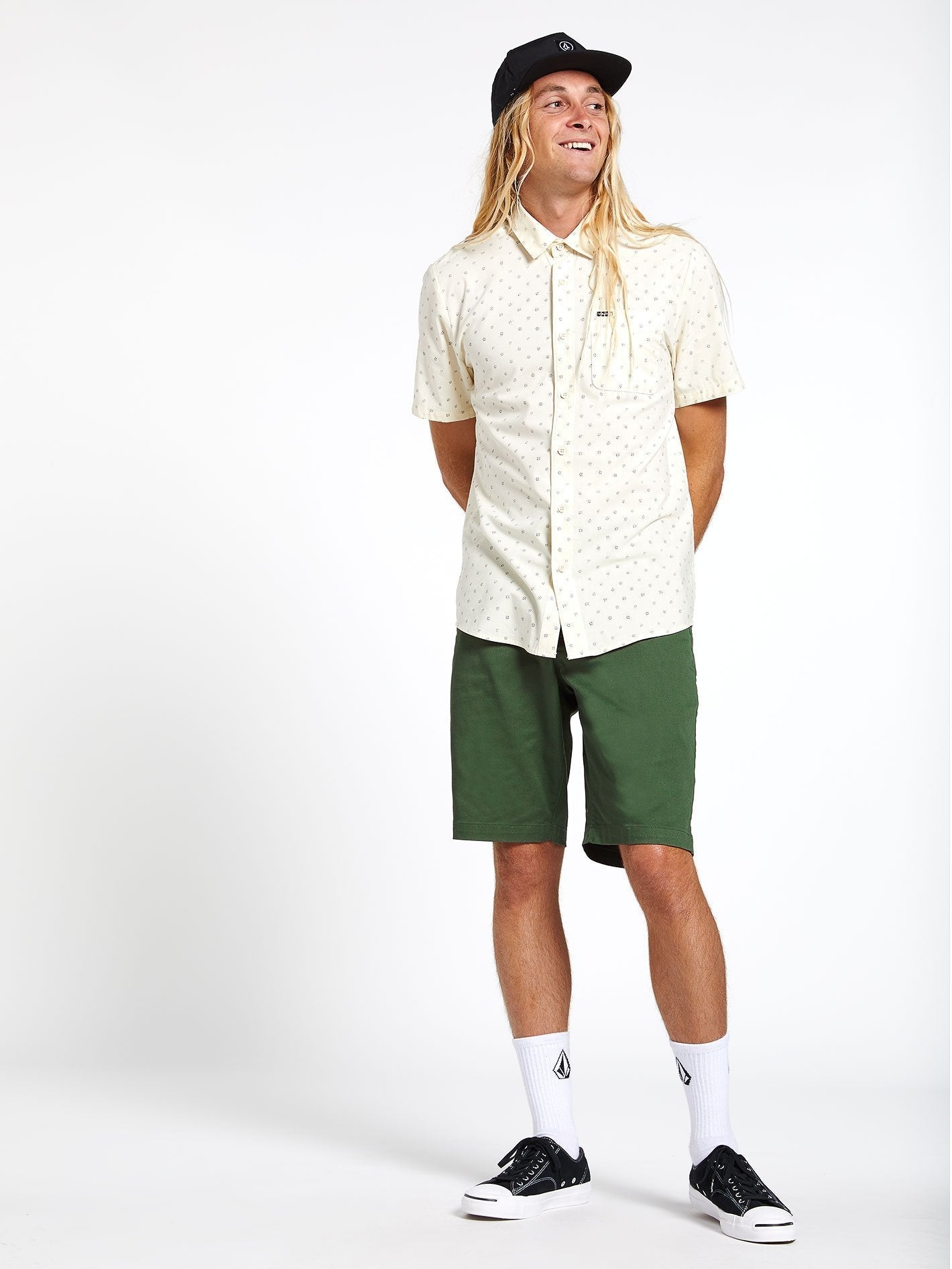 Short Frickin Modern Stretch - CILANTRO GREEN