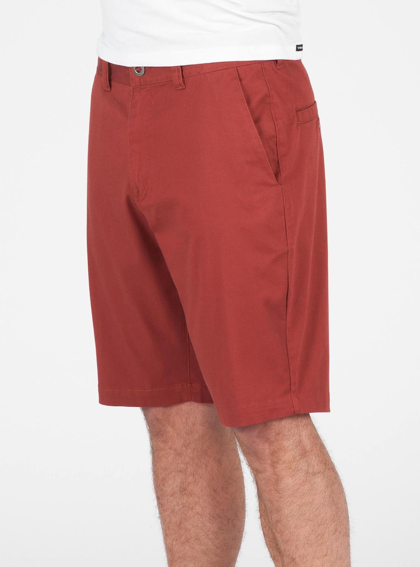 Frickin Modern Stretch Chino Shorts - Dark Clay