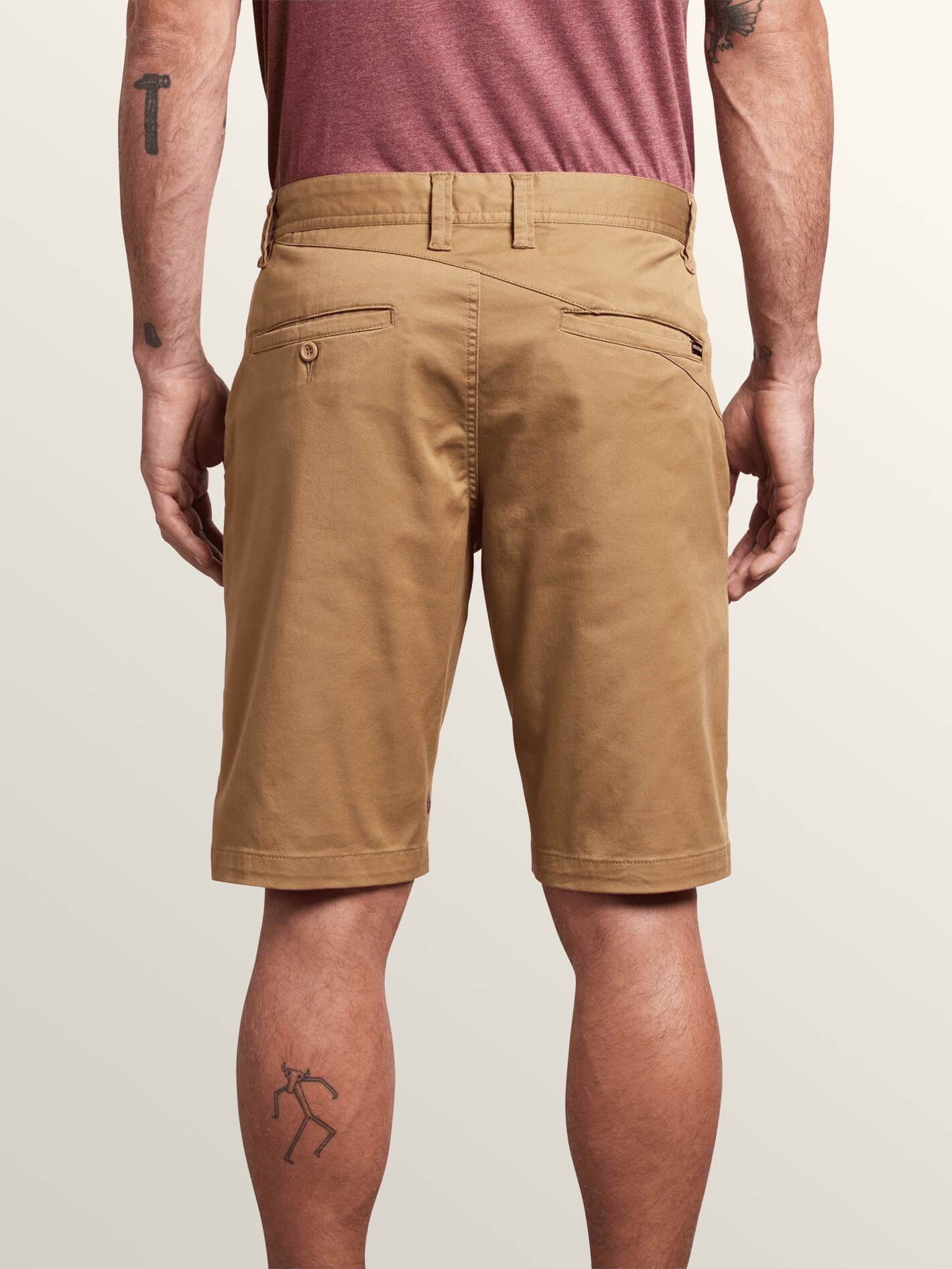 Frickin Modern Stretch Chino Shorts - Dark Khaki
