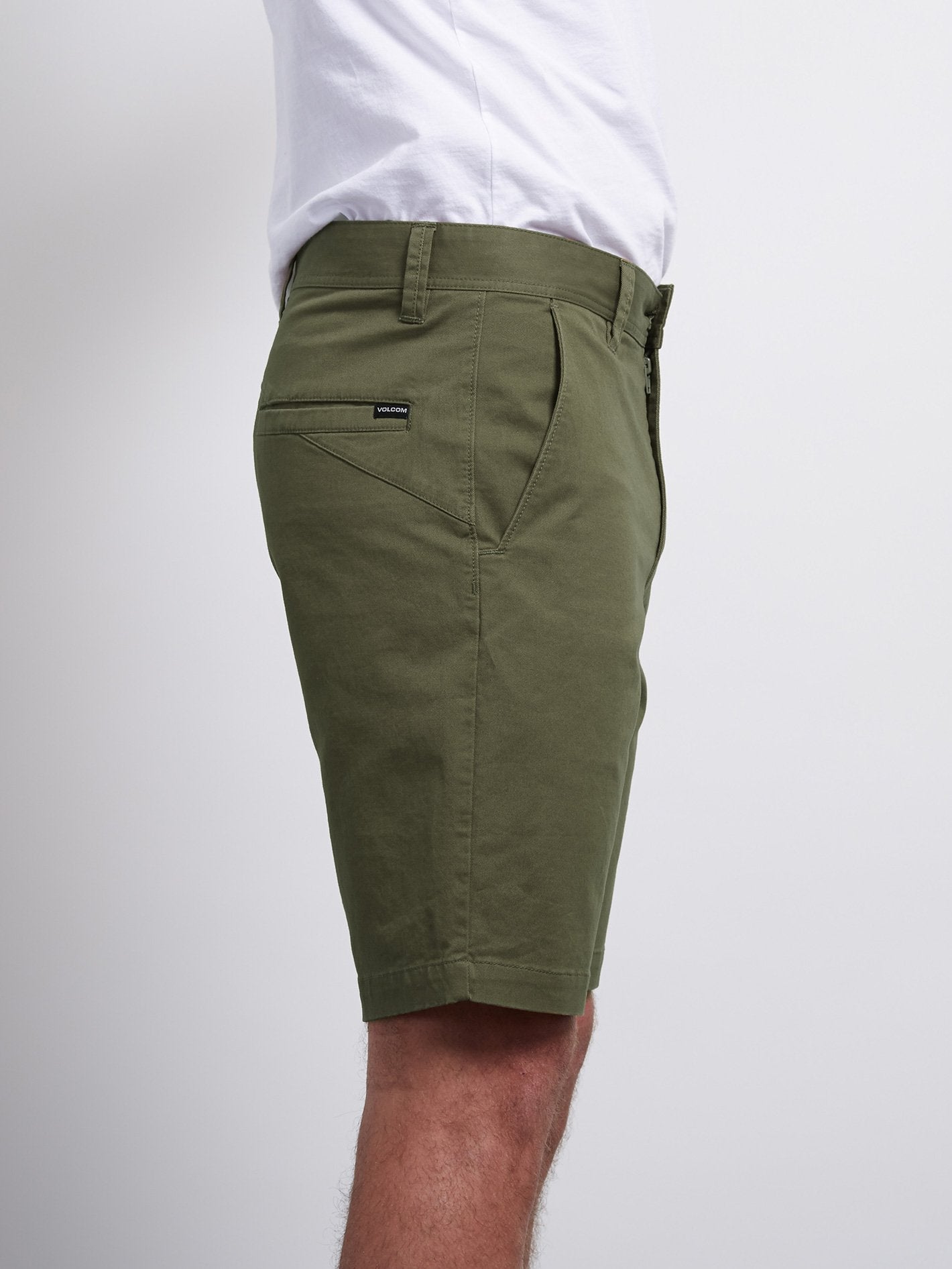 Frickin Slim 18 Chino Shorts - Seaweed Green