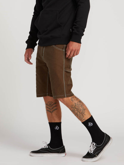 Whaler Utility-Shorts - Dunkelbraun