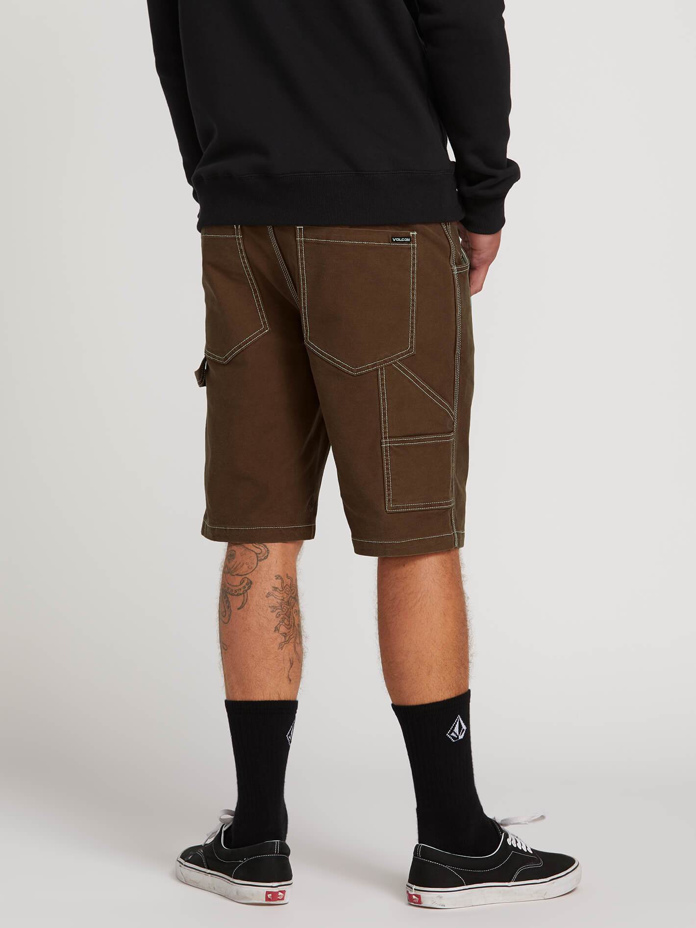 Whaler Utility-Shorts - Dunkelbraun
