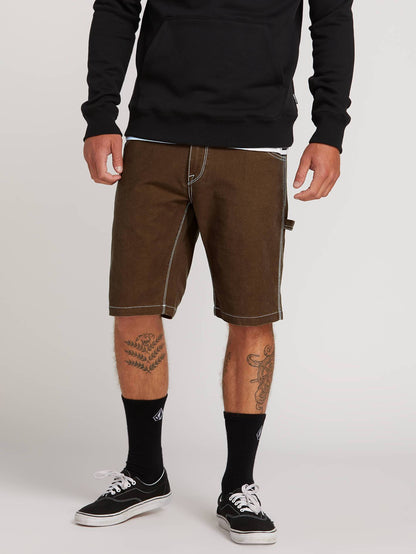 Whaler Utility-Shorts - Dunkelbraun