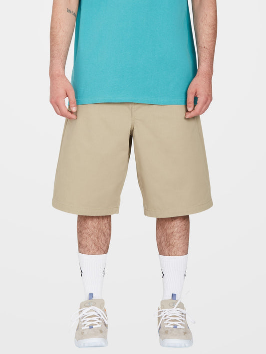 Lockere Trucker-Shorts - Khaki