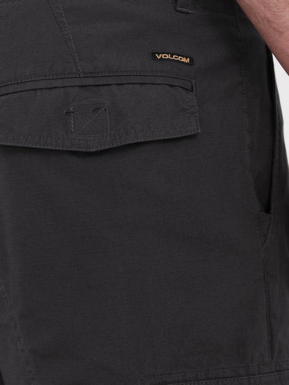 Grande Barracks 22" Cargo Shorts - BLACK ASPHALT