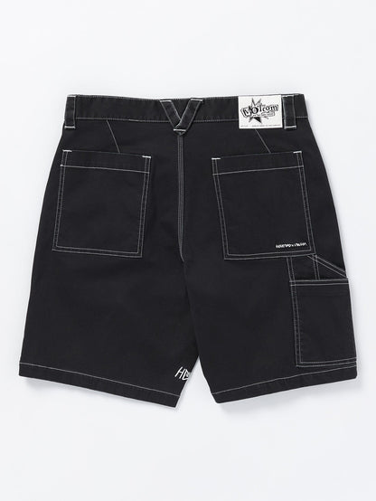 V Ent Hockey Dad 20" Shorts - BLACK
