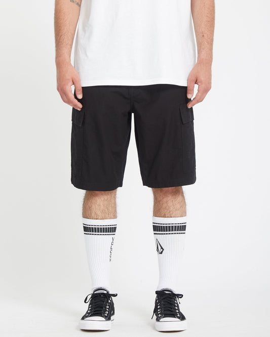 Strange Tripper 22" Cargo Shorts - BLACK
