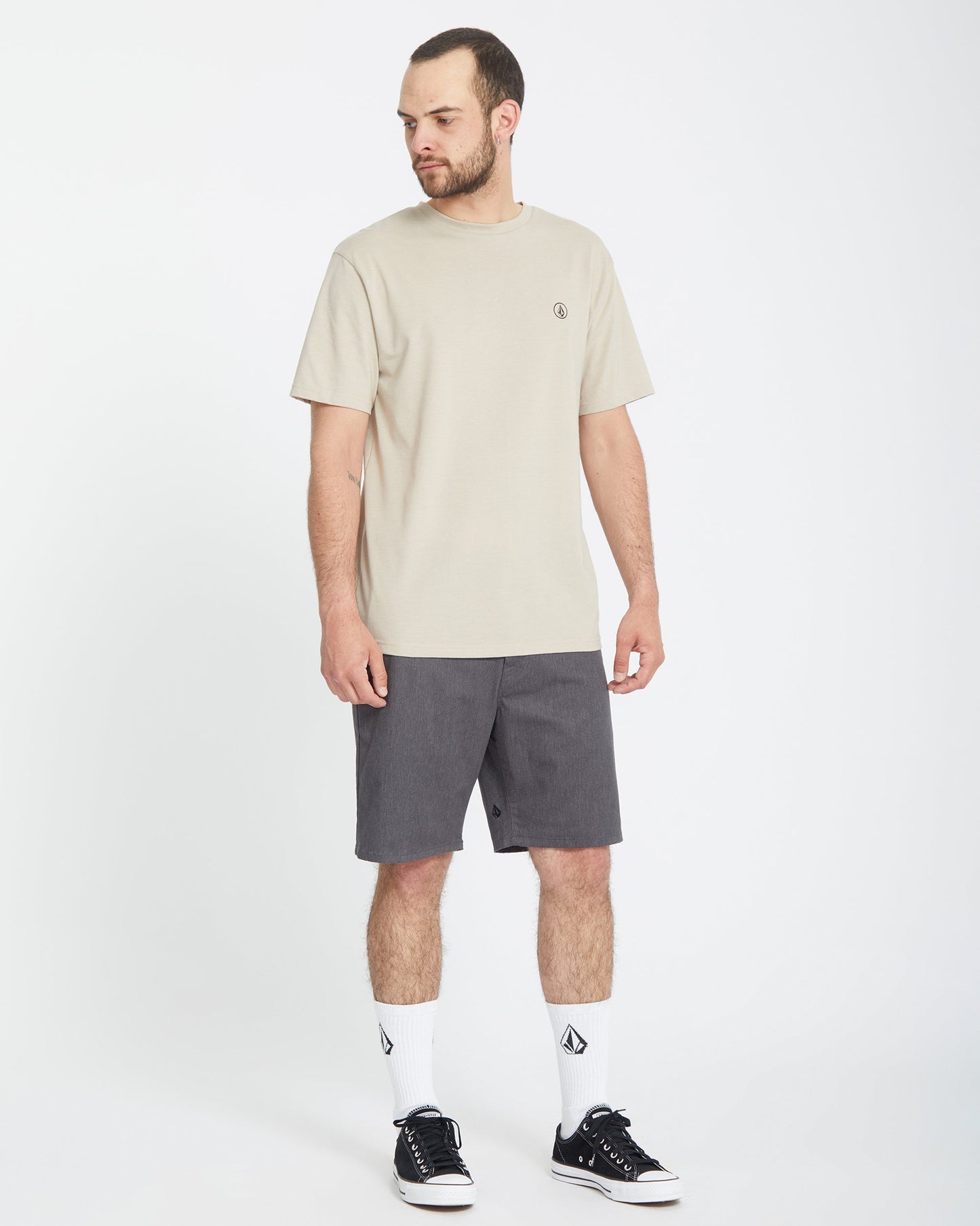 Frickin Modern 19" Stretch Shorts - CHARCOAL HEATHER