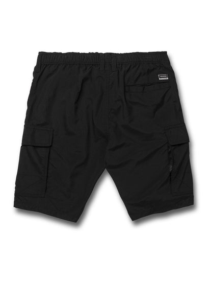 Kurze Cargohose im Draft-Stil – SCHWARZ