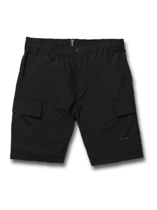 Kurze Cargohose im Draft-Stil – SCHWARZ